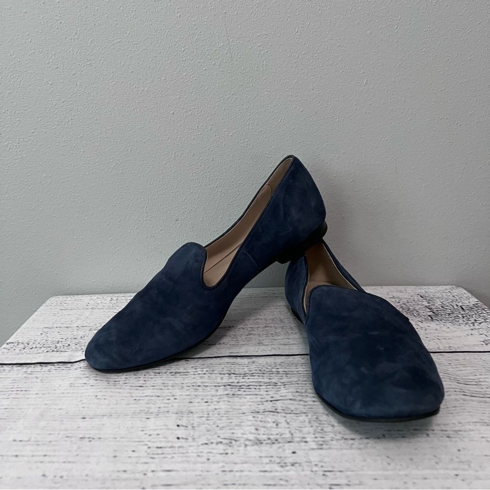 Cole Haan Classic Blue Suede Loafers Size 7.5